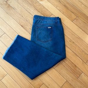 Michael Kors Wide Leg Cropped Jeans.